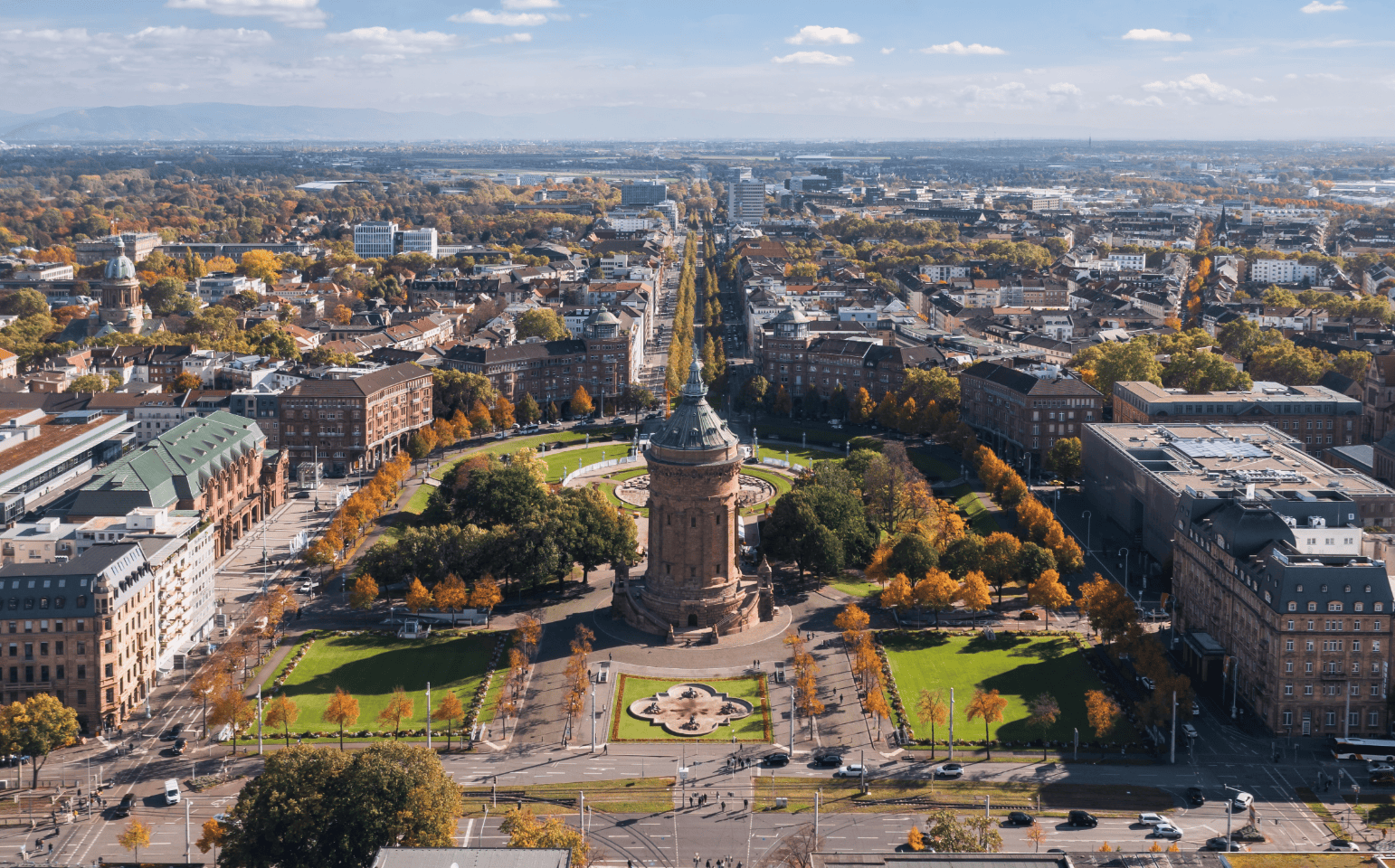 Skyline von Mannheim – Patientenanwalt, Anwalt für Medizinrecht in Mannheim