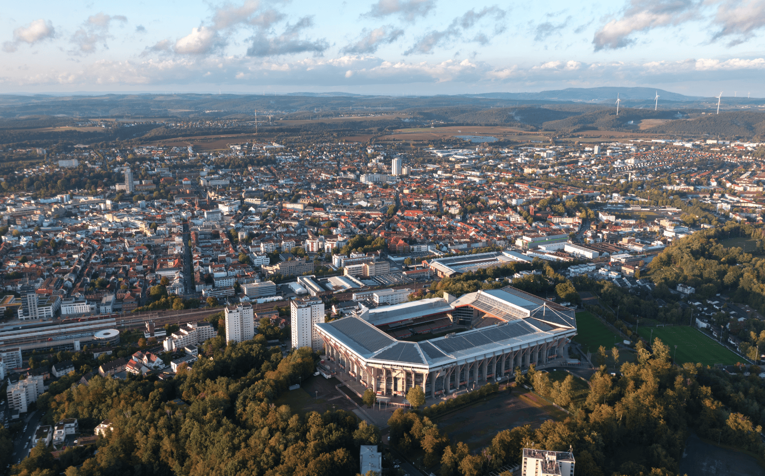 Skyline von Kaiserslautern – Patientenanwalt, Anwalt für Medizinrecht in Kaiserslautern